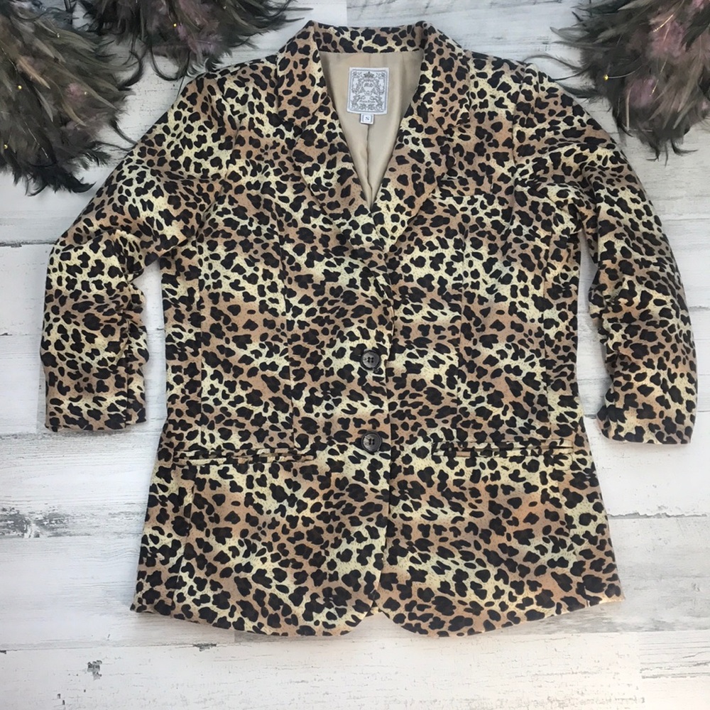 Maxim Studio leopard blazer size S